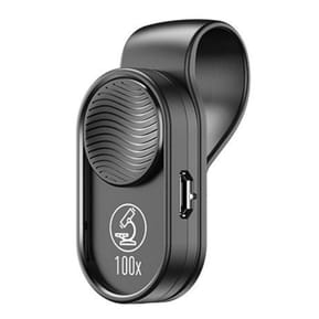 Avizar Microscope Smartphone Zoom 100X et Anneau LED avec Cache coulissant 30mAh - Noir — image 2