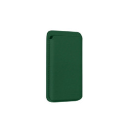 Avizar Porte Carte Magsafe iPhone 12 et 13 Cuir Fixation Magnétique Vert