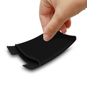 Avizar Porte-carte Smartphone et tablette Rangement pour carte Silicone adhésif - Noir — image 5