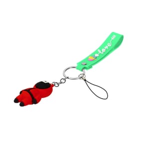 Avizar Porte-clé Dragonne Figurine Série Coréenne Squid Game Bracelet Silicone Vert — image 2