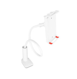 Avizar Support Bureau pour Smartphone et Tablette Rotatif Bras Flexible Blanc