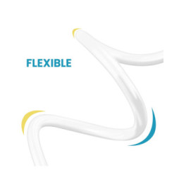 Avizar Support Bureau pour Smartphone et Tablette Rotatif Bras Flexible Blanc