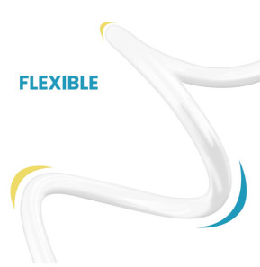 Avizar Support Bureau pour Smartphone et Tablette Rotatif Bras Flexible Blanc