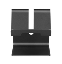 Avizar Support Bureau pour Smartphone Patins Antidérapants Aluminium Noir