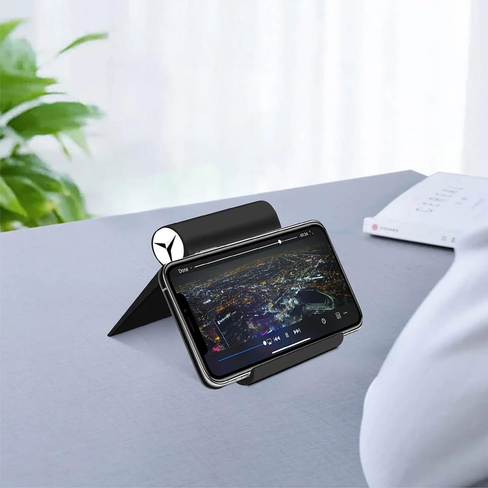Avizar Support Bureau Tablette / Téléphone Réglable Multi-positions Design Pliable Noir — image 4