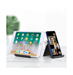 Avizar Support Bureau Tablette / Téléphone Réglable Multi-positions Design Pliable Noir