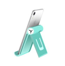 Avizar Support Bureau Tablette / Téléphone Réglable Multi-positions Pliable Turquoise