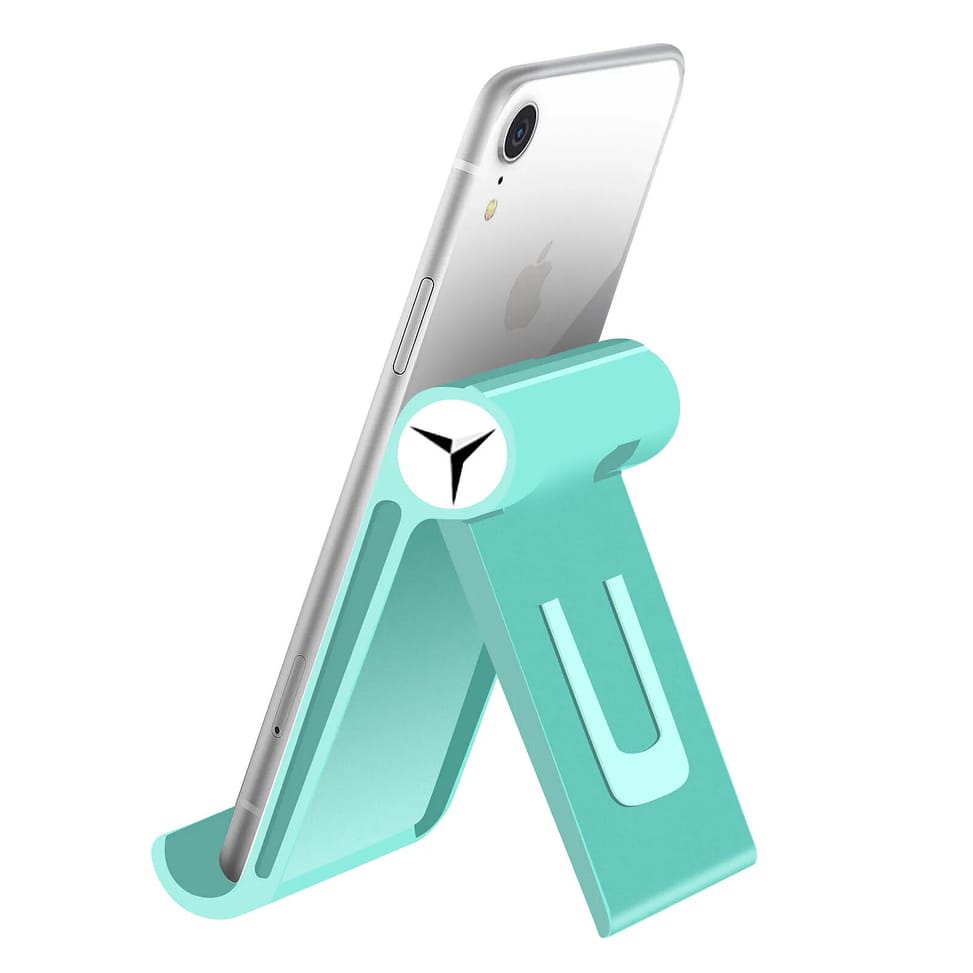 Avizar Support Bureau Tablette / Téléphone Réglable Multi-positions Pliable Turquoise — image 2