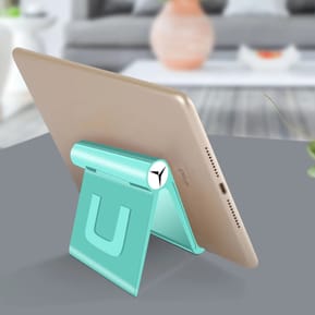 Avizar Support Bureau Tablette / Téléphone Réglable Multi-positions Pliable Turquoise — image 3
