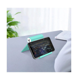 Avizar Support Bureau Tablette / Téléphone Réglable Multi-positions Pliable Turquoise