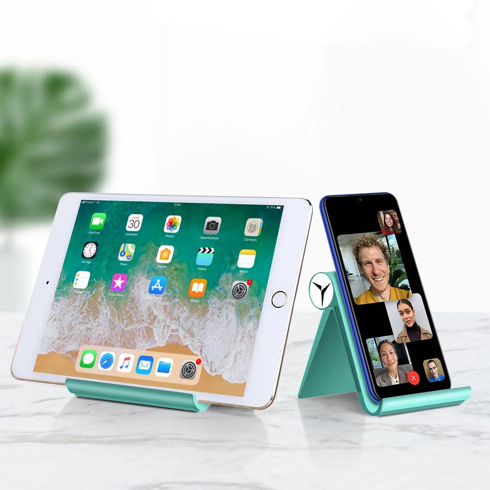 Avizar Support Bureau Tablette / Téléphone Réglable Multi-positions Pliable Turquoise — image 5