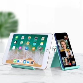 Avizar Support Bureau Tablette / Téléphone Réglable Multi-positions Pliable Turquoise — image 5