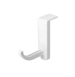 Avizar Support de Casque pour Écran d'Ordinateur et Bureau Adhésif Solide 3M Blanc