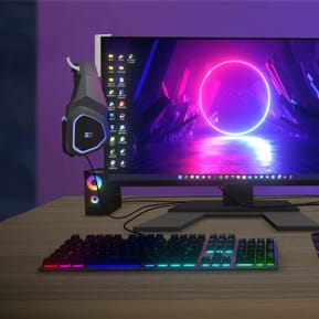 Avizar Support de Casque pour Écran d'Ordinateur et Bureau Adhésif Solide 3M Blanc — image 4