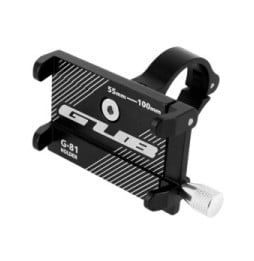 Avizar Support Vélo Smartphone 55 à 100mm de largeur Fixation Guidon Acier G-81 Noir