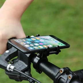 Avizar Support Vélo Smartphone 55 à 100mm de largeur Fixation Guidon Acier G-81 Noir — image 5