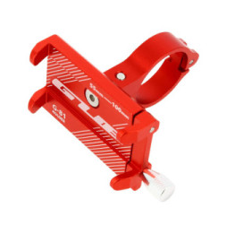 Avizar Support Vélo Smartphone 55 à 100mm de largeur Fixation Guidon Acier G-81 Rouge