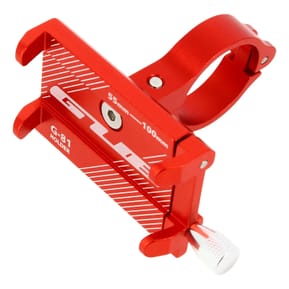 Avizar Support Vélo Smartphone 55 à 100mm de largeur Fixation Guidon Acier G-81 Rouge — image 2