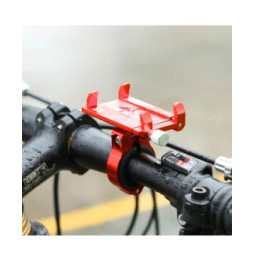 Avizar Support Vélo Smartphone 55 à 100mm de largeur Fixation Guidon Acier G-81 Rouge
