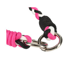 Avizar Tour de Cou Tressé pour Smartphone 65cm Accroche Universelle Rose
