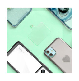 Avizar Tour de Cou Tressé pour Smartphone 65cm Accroche Universelle Vert Pâle