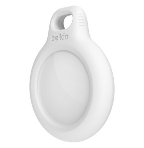Belkin Support sécurisé pour Airtag avec cordon (Blanc)