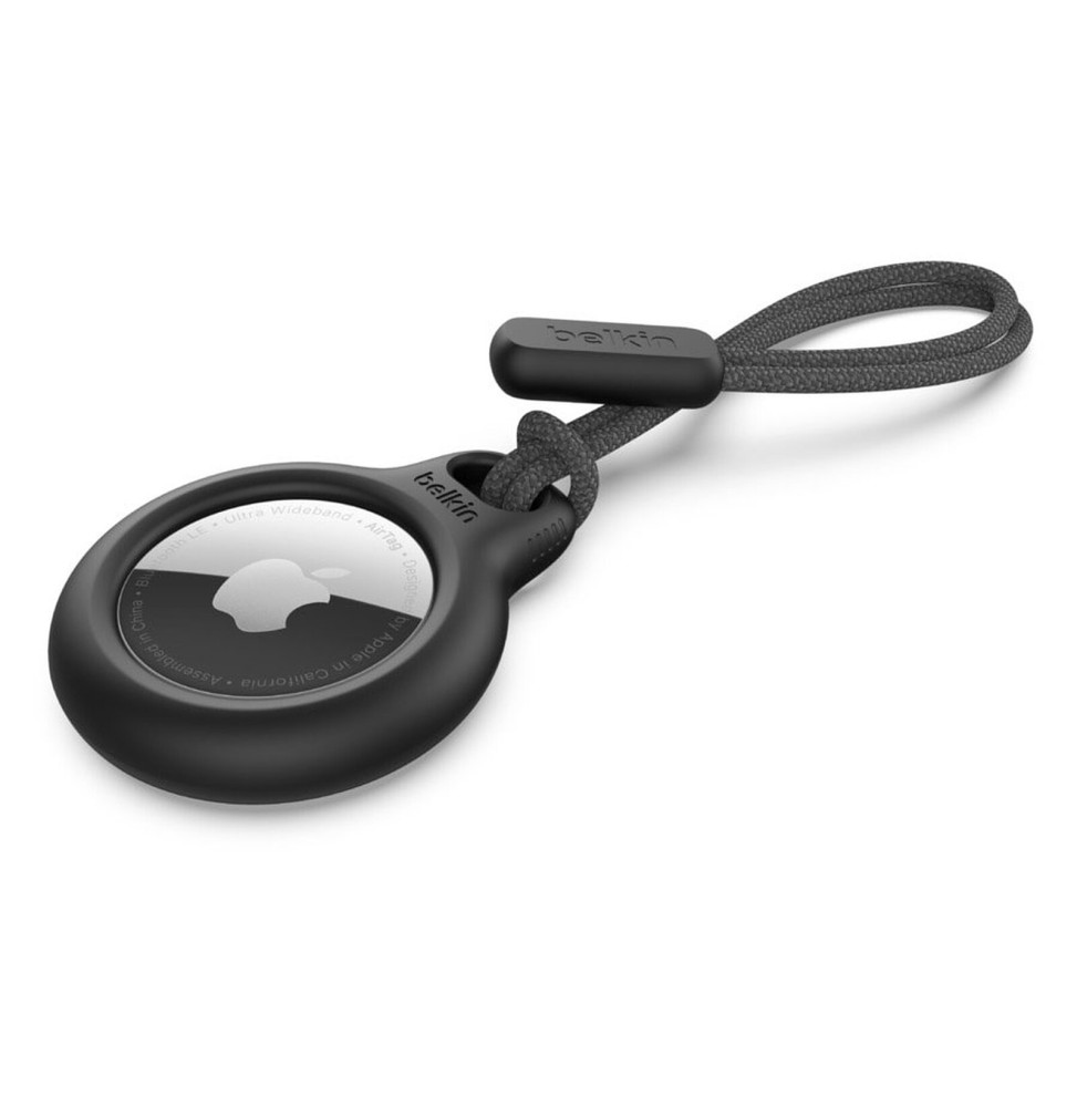 Belkin Support sécurisé pour Airtag avec cordon (Noir)