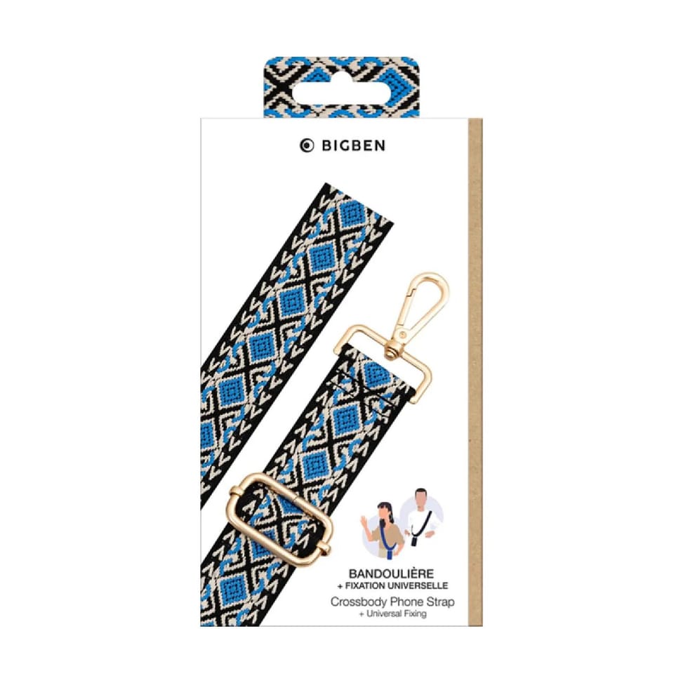 BigBen Bandoulière pour Téléphone Universelle Brésilienne Bleu — image 3