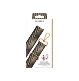 BigBen Bandoulière pour Téléphone Universelle Brésilienne Dorée