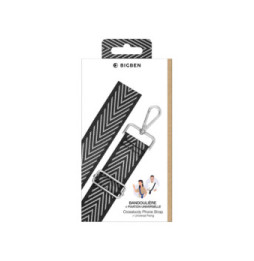 BigBen Bandoulière pour Téléphone Universelle Brésilienne Noir / Argent