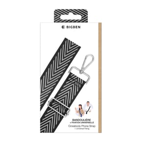 BigBen Bandoulière pour Téléphone Universelle Brésilienne Noir / Argent — image 4