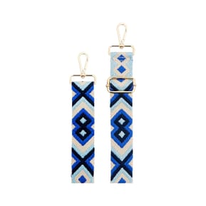 BigBen Bandoulière pour Téléphone Universelle Lanière Motif Brésilienne Bleu