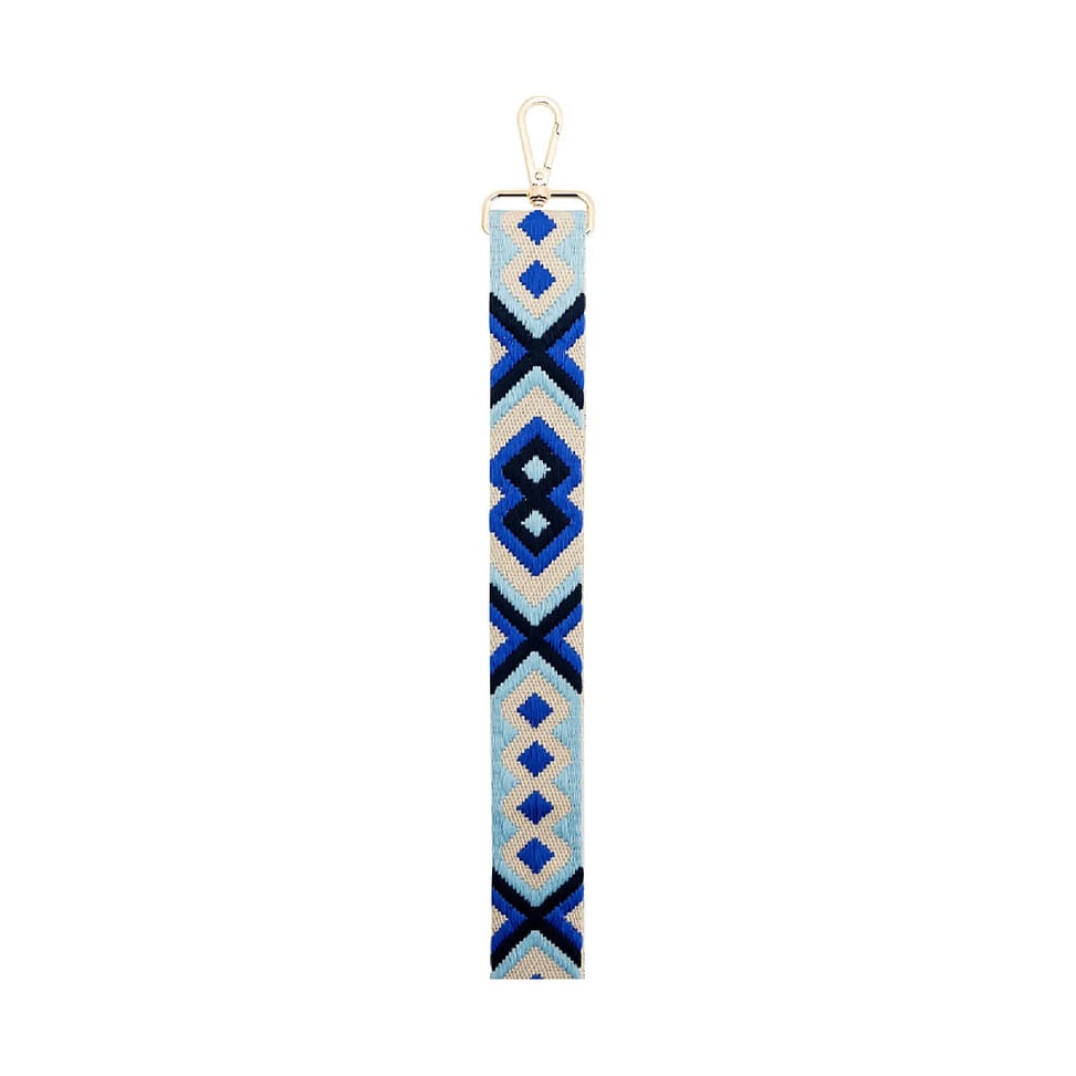BigBen Bandoulière pour Téléphone Universelle Lanière Motif Brésilienne Bleu — image 3