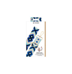 BigBen Bandoulière pour Téléphone Universelle Lanière Motif Brésilienne Bleu