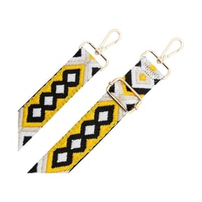 BigBen Bandoulière pour Téléphone Universelle Lanière Motif Brésilienne Noir / Jaune — image 2