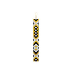 BigBen Bandoulière pour Téléphone Universelle Lanière Motif Brésilienne Noir / Jaune