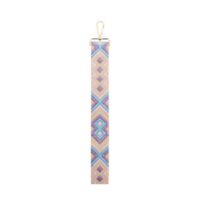 BigBen Bandoulière pour Téléphone Universelle Lanière Motif Brésilienne Violet