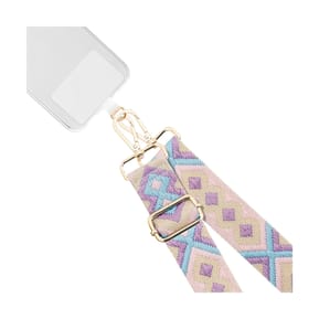 BigBen Bandoulière pour Téléphone Universelle Lanière Motif Brésilienne Violet — image 4