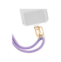 BigBen Connected Bandoulière Smartphone Universelle avec Pompons Violet