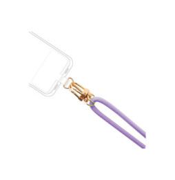 BigBen Connected Bandoulière Smartphone Universelle avec Pompons Violet