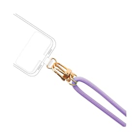 BigBen Connected Bandoulière Smartphone Universelle avec Pompons Violet — image 3