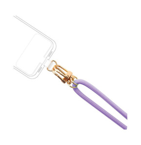 BigBen Connected Bandoulière Smartphone Universelle avec Pompons Violet