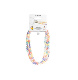 BigBen Connected Bandoulière Smartphone Universelle en Perles Cœur Multicolore