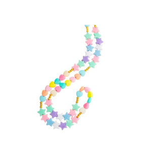 BigBen Connected Bandoulière Smartphone Universelle en Perles Étoiles Multicolore