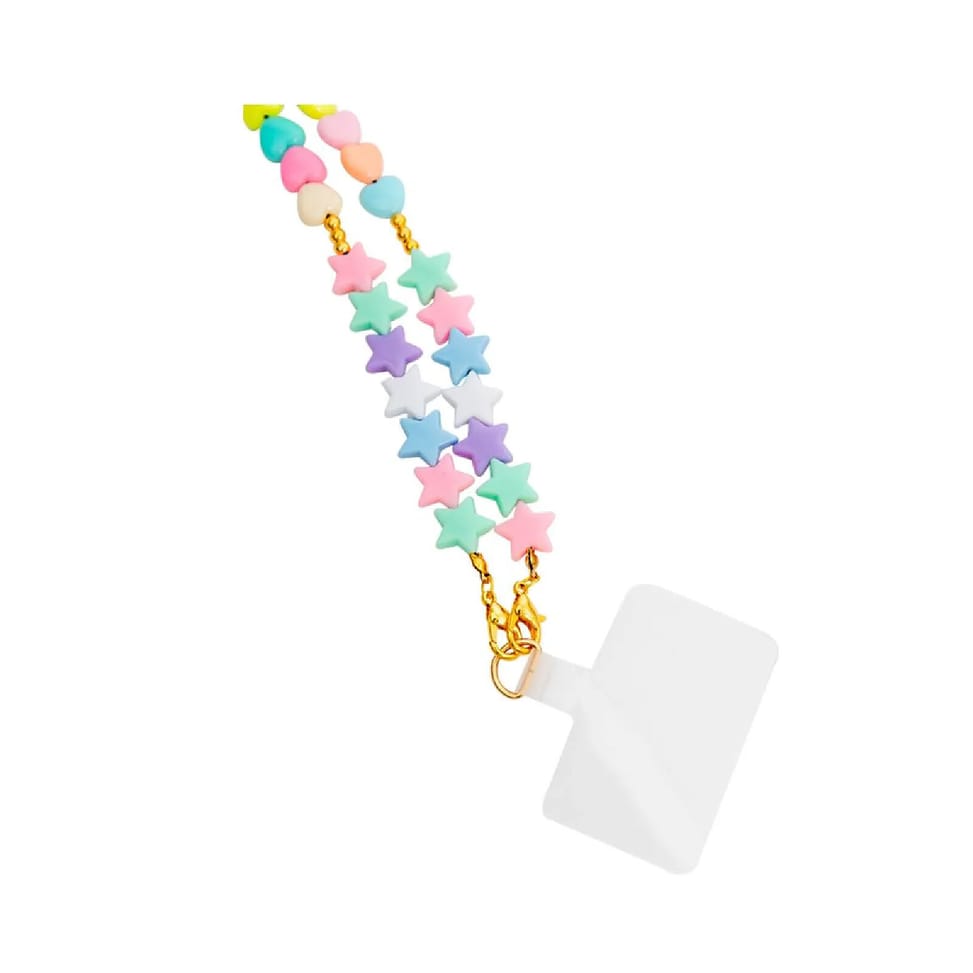 BigBen Connected Bandoulière Smartphone Universelle en Perles Étoiles Multicolore — image 4