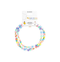 BigBen Connected Bandoulière Smartphone Universelle en Perles Étoiles Multicolore