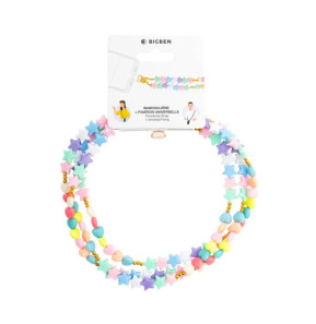 BigBen Connected Bandoulière Smartphone Universelle en Perles Étoiles Multicolore