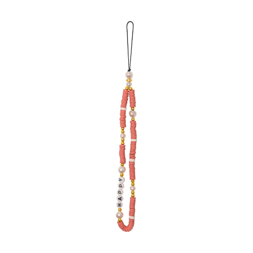 BigBen Connected Dragonne pour Smartphone Universel Amovible au Motif Peace et Happy Rose — image 2