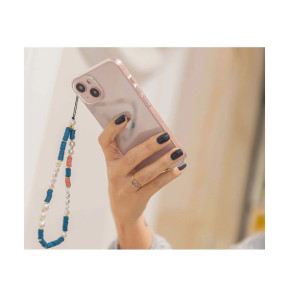 BigBen Connected Dragonne pour Smartphone Universel Amovible au Motif Peace et Happy Vert