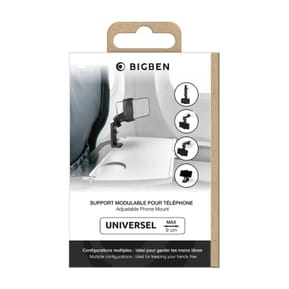 BigBen Connected Support de Voyage Multifonction Rotatif à 360° Noir — image 3